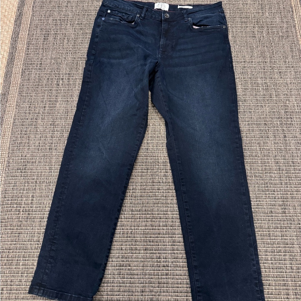 Ben Sherman Dark Blue Straight Leg Jeans